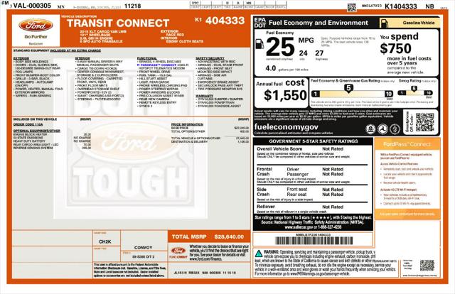 2019 Ford Transit Connect XLT