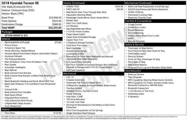 2018 Hyundai Tucson SE for sale in Provo, UT
