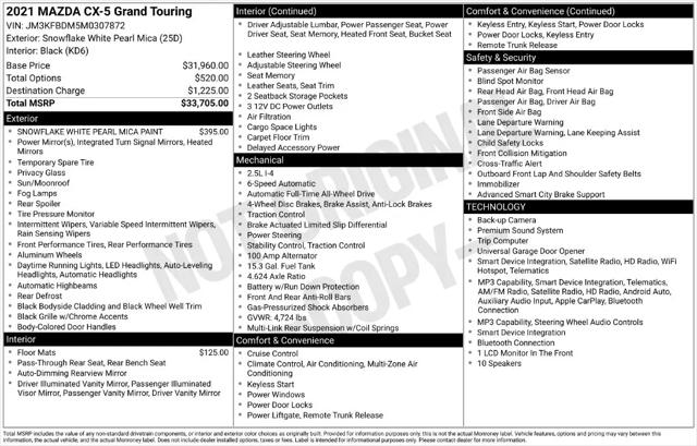 2021 Mazda CX-5 Grand Touring
