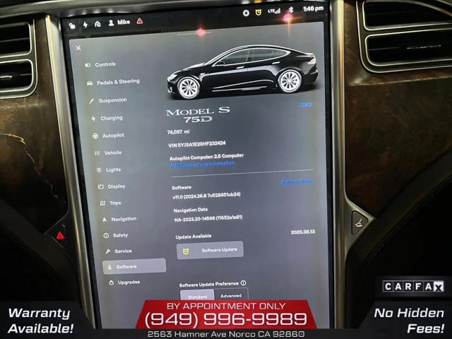 2017 Tesla Model S 75D