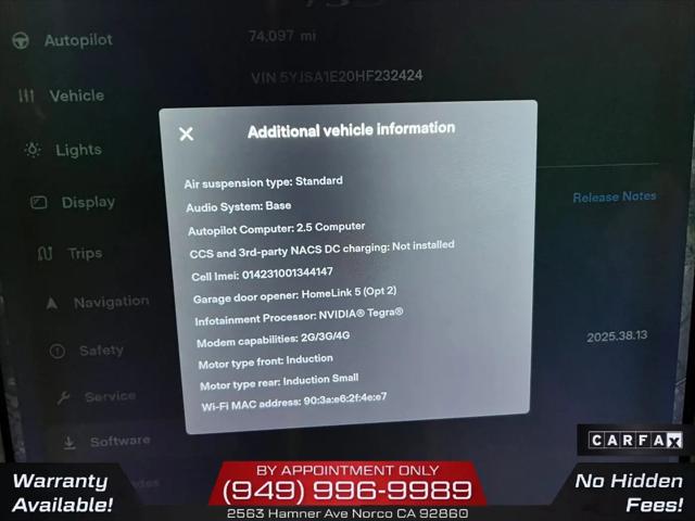 2017 Tesla Model S 75D