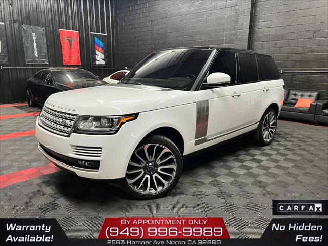 2016 Land Rover Range Rover 3.0L V6 Supercharged HSE for sale in Norco, CA