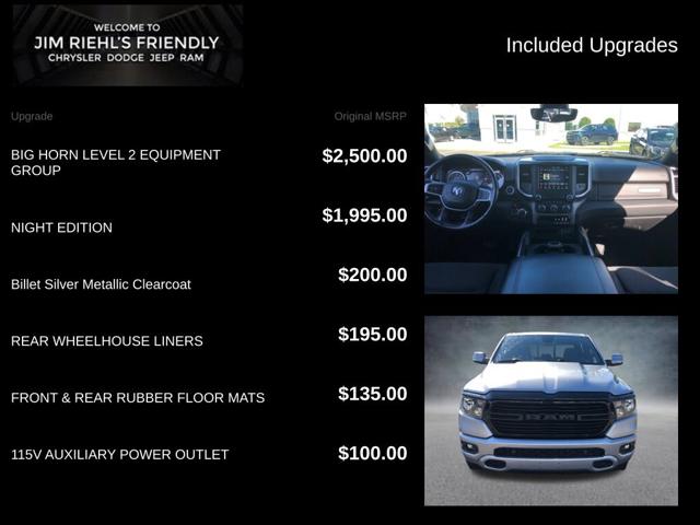 2020 Ram 1500 Big Horn Crew Cab 4x4 57 Box