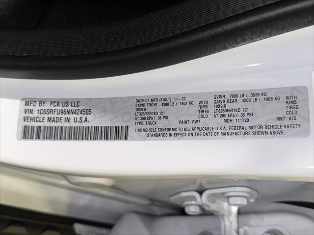 2022 Ram 1500 TRX Crew Cab 4x4 57 Box