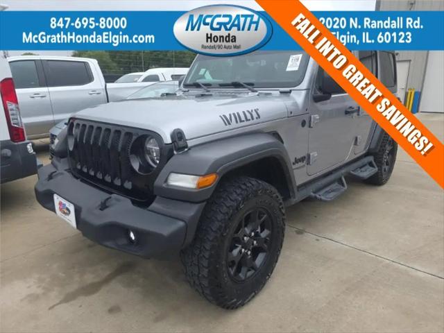 2020 Jeep Wrangler Willys 4x4 for sale in Elgin, IL