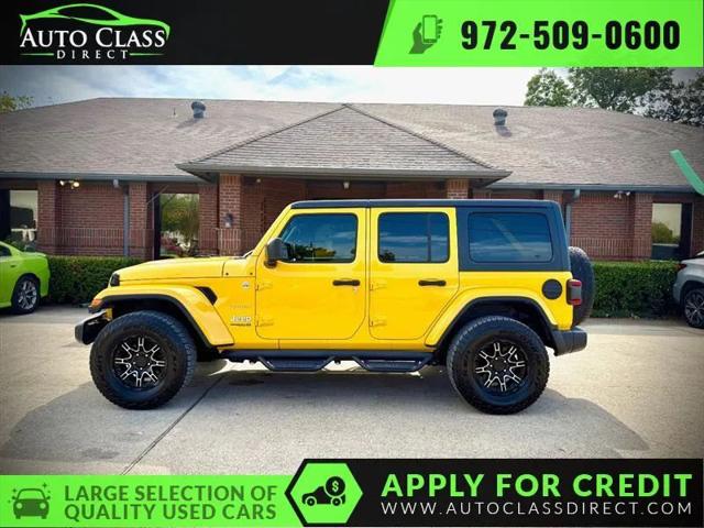 2019 Jeep Wrangler Unlimited Sahara 4x4 for sale in Plano, TX