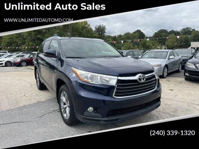 2015 Toyota Highlander XLE V6 for sale in Upper Marlboro, MD