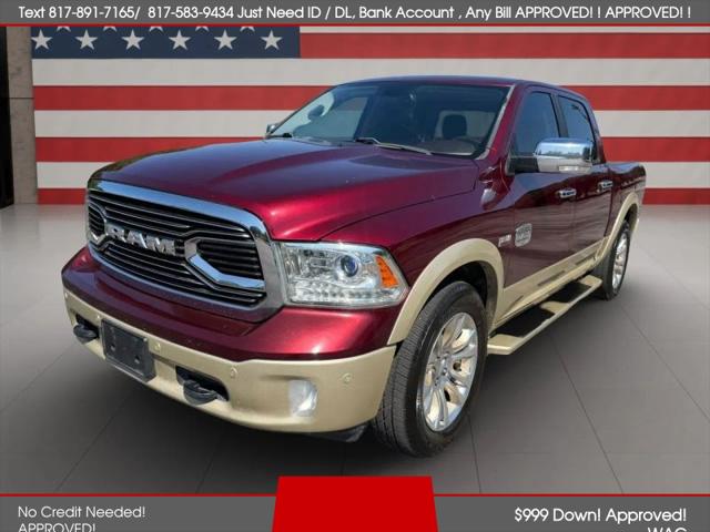 2017 Ram 1500 Longhorn Crew Cab 4x4 57 Box for sale in Arlington, TX