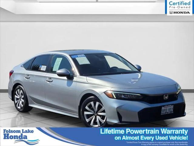 2025 Honda Civic LX for sale in Rancho Cordova, CA