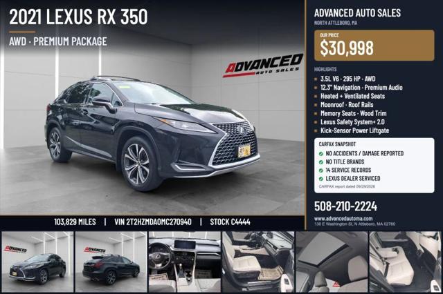 2021 Lexus RX 350 350 for sale in North Attleboro, MA