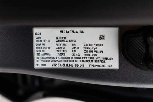 2025 Tesla Model 3 Performance All-Wheel Drive