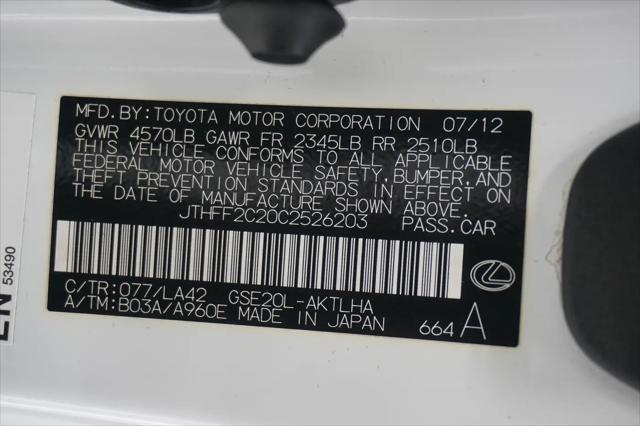 2012 Lexus IS 250C IS 250C
