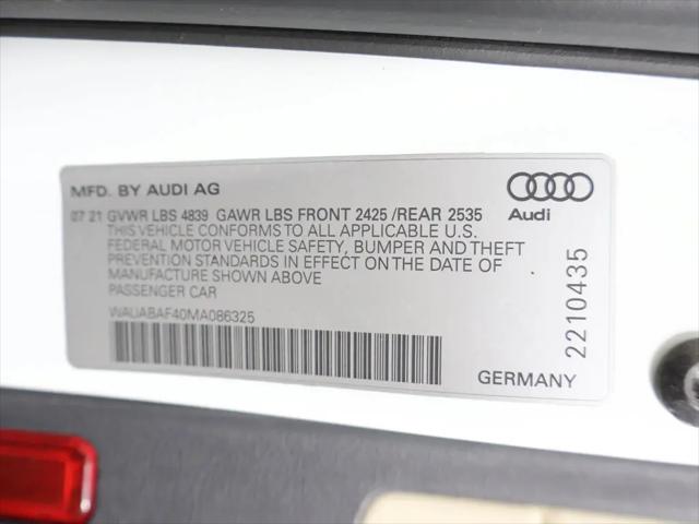2021 Audi A4 Premium 40 TFSI quattro S tronic