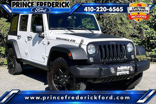 2017 Jeep Wrangler Unlimited Big Bear 4x4 for sale in Prince Frederick, MD