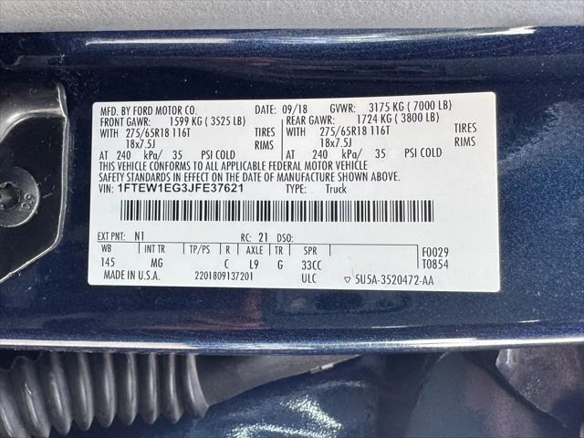 2018 Ford F-150 XLT SuperCrew 4WD