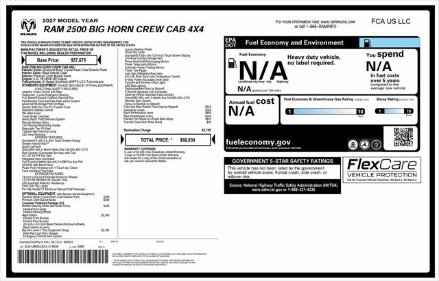 2027 Ram 2500 Big Horn