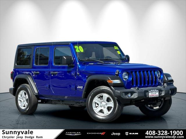 2020 Jeep Wrangler Sport S 4x4 for sale in Sunnyvale, CA