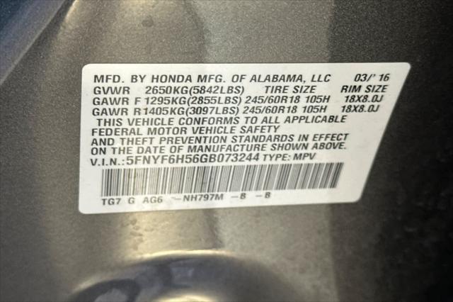 2016 Honda Pilot EX-L