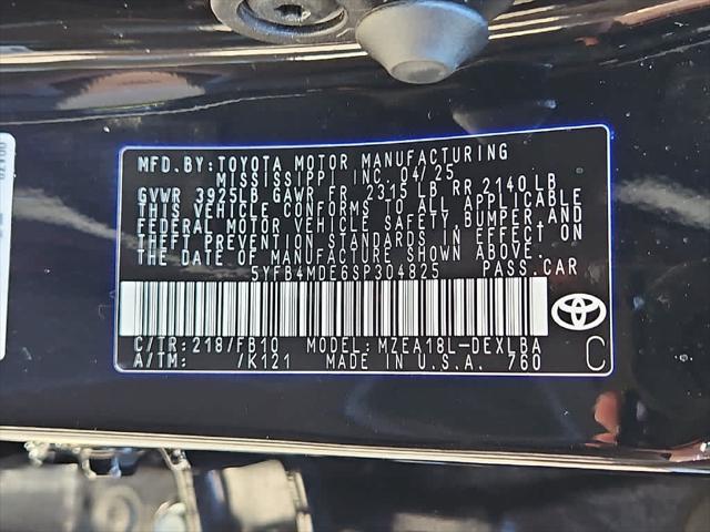 2025 Toyota Corolla LE