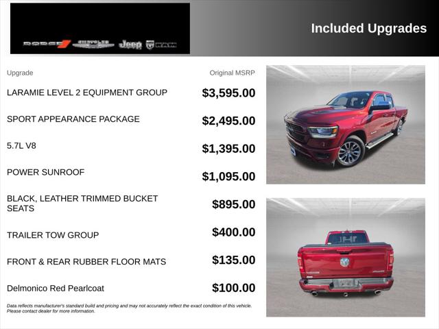 2019 Ram 1500 Laramie Quad Cab 4x4 64 Box