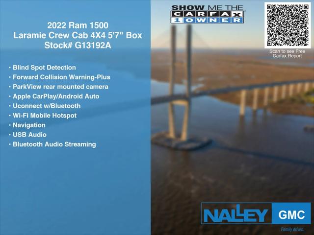 2022 Ram 1500 Laramie Crew Cab 4x4 57 Box