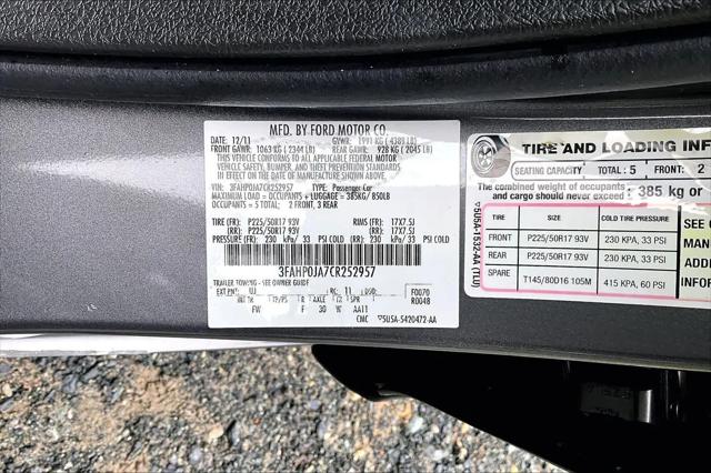 2012 Ford Fusion SEL