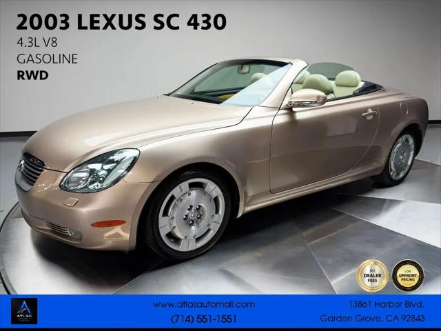 2003 Lexus SC 430 SC 430 for sale in Garden Grove, CA