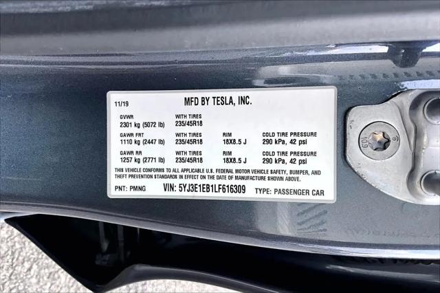 2020 Tesla Model 3 Long Range Dual Motor All-Wheel Drive
