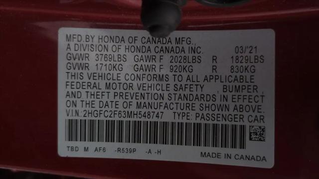 2021 Honda Civic LX