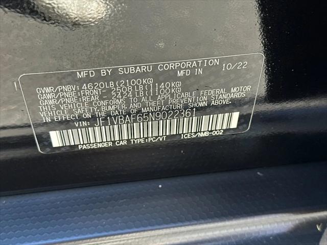 2022 Subaru WRX Premium