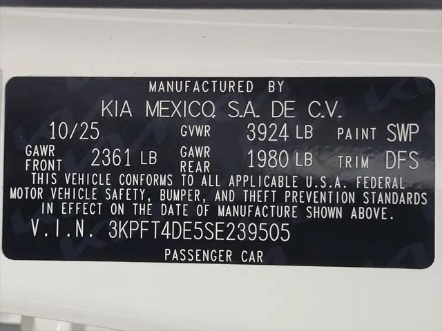 2025 Kia K4 LX