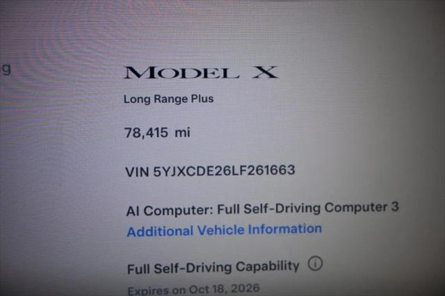 2020 Tesla Model X Long Range Plus Dual Motor All-Wheel Drive