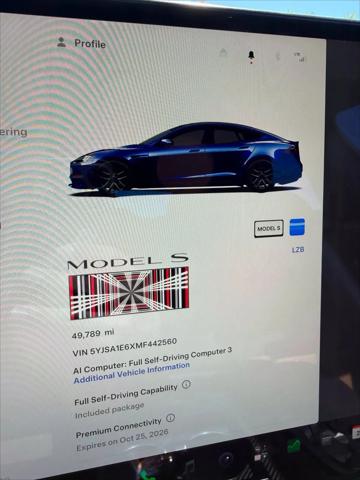 2021 Tesla Model S Plaid Tri Motor All-Wheel Drive