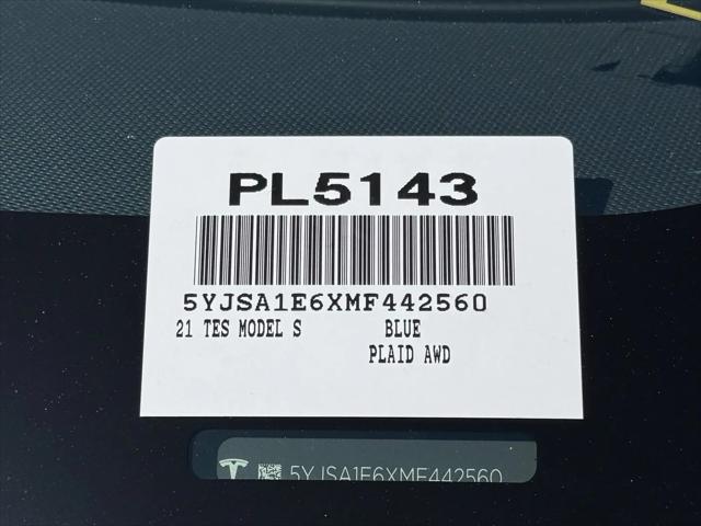 2021 Tesla Model S Plaid Tri Motor All-Wheel Drive