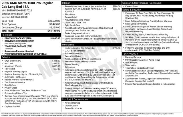 2025 GMC Sierra 1500 2WD Regular Cab Long Box Pro for sale in Naperville, IL