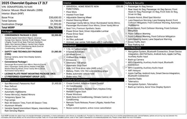 2025 Chevrolet Equinox AWD LT for sale in Naperville, IL