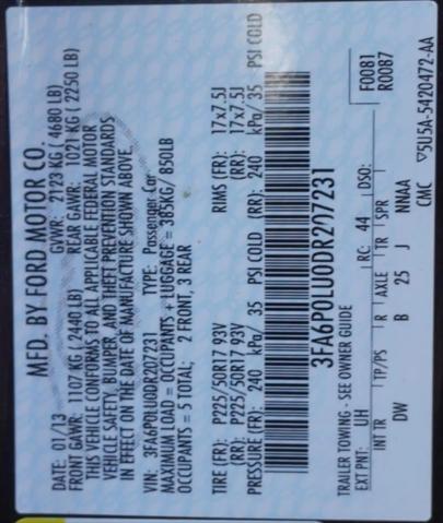 2013 Ford Fusion Hybrid SE