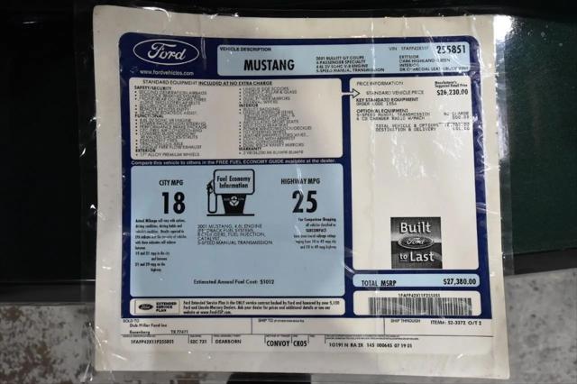2001 Ford Mustang GT