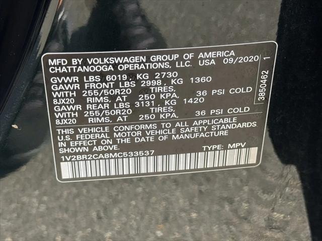2021 Volkswagen Atlas 3.6L V6 SEL