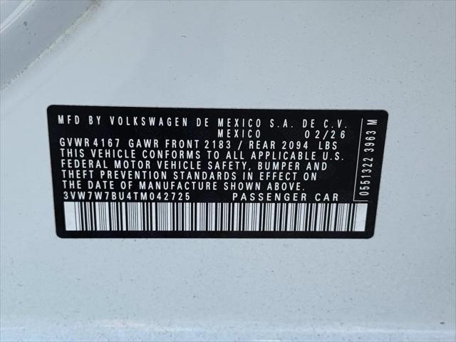 2026 Volkswagen Jetta SE
