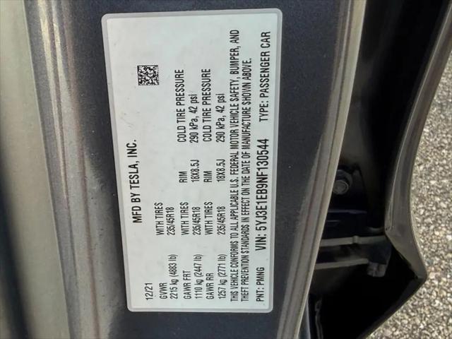 2022 Tesla Model 3 Long Range Dual Motor All-Wheel Drive