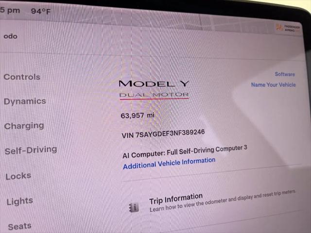 2022 Tesla Model Y Performance Dual Motor All-Wheel Drive