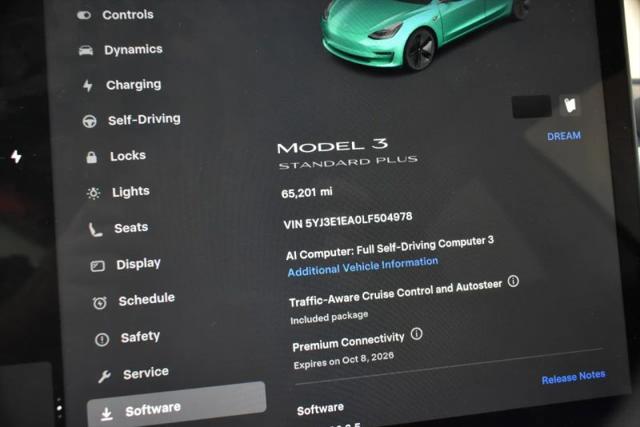 2020 Tesla Model 3 Standard Range Plus Rear-Wheel Drive