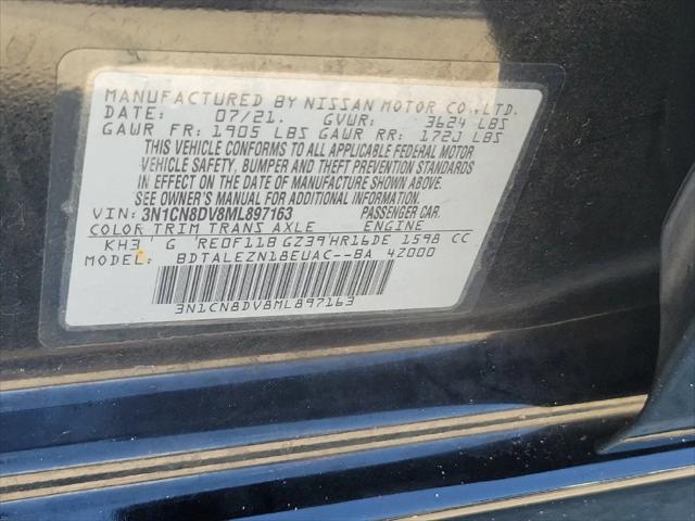 2021 Nissan Versa S Xtronic CVT