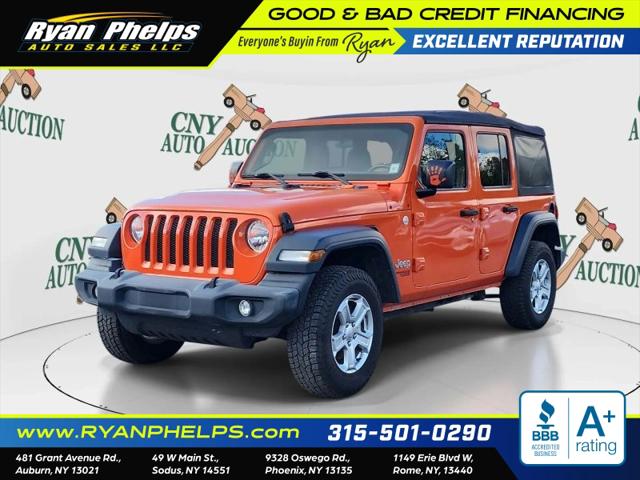 2018 Jeep Wrangler Unlimited Sport S 4x4 for sale in Phoenix, NY