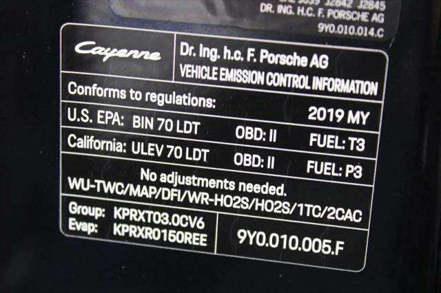 2019 Porsche Cayenne Cayenne