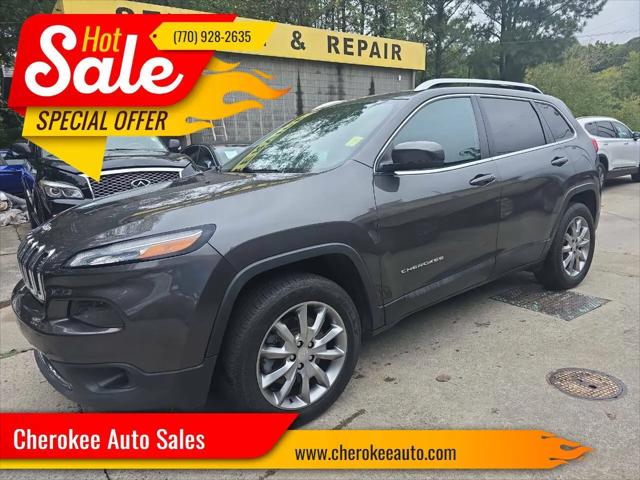 2018 Jeep Cherokee Limited 4x4 for sale in Acworth, GA