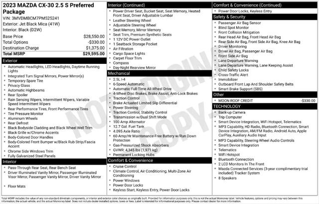 2023 Mazda CX-30 2.5 S Preferred