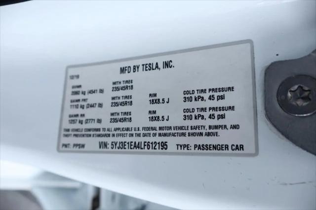 2020 Tesla Model 3 Standard Range Rear-Wheel Drive