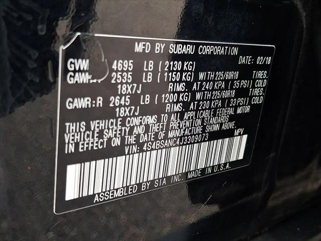 2018 Subaru Outback 2.5i Limited